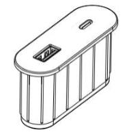 ASA 06029Z00060 Nabíjecí HUB vestavný VERSAPICK, 1xUSB 5V (typ A+C), 70x25mm, oválný, kov, bílá RAL9003 ASA 06029Z00060 Nabíjecí HUB vestavný VERSAPICK, 1xUSB 5V (typ A+C), 70x25mm, oválný, kov, bílá RAL9003